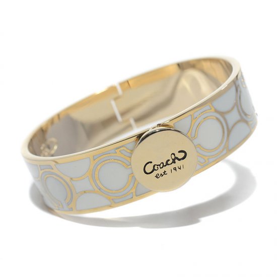 Coach Linked Signature C White Bracelets AKV | Women